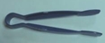 Щипцы  P-007 плоские, 23 см, поликарбонат, цвет прозрачный 