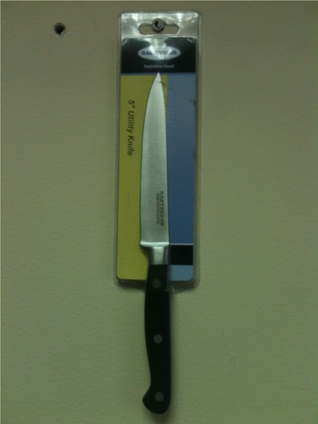 Нож для овощей GASTRORAG PLS015 12.5 см, нерж.сталь, рукоятка ABS-пластик 