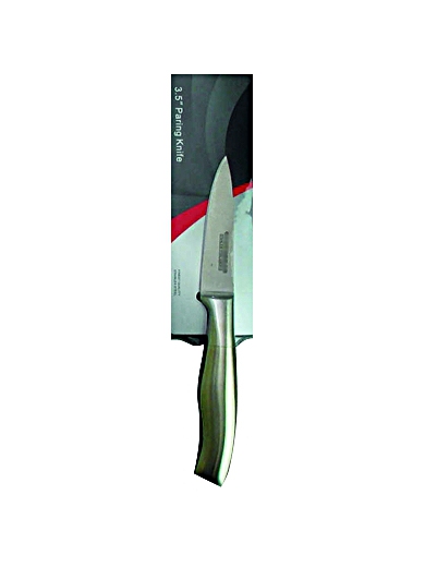 Нож для чистки овощей GASTRORAG STS020 9 см, полностью нерж.сталь 