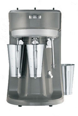 Миксер для коктейлей HAMILTON BEACH HMD400-CE 3 скорости + режим пульсации, 3 шпинделя, 3 стакана из нерж.стали емкостью 0,95 л  