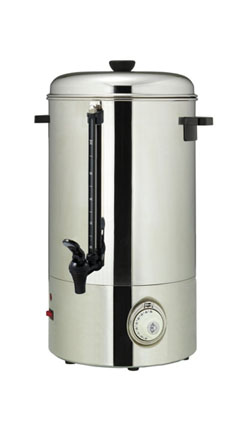 Кипятильник GASTRORAG DK-PU-200 настольный, автономный, с терморегулятором (30-110оС), емкость 19 л, нерж.сталь
