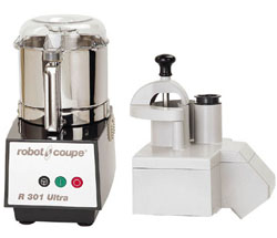 Комбайн ROBOT COUPE R301 Ultra настольный, 1-скоростной, насадки: куттер (чаша 3,5 л, прямой нож, крышка), овощерезка (без режущих пластин)