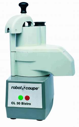 Овощерезательная машина ROBOT COUPE CL30 BISTRO настольная, производительность до 180 кг/ч, полукруглая воронка площадью 104 см2, цилиндрическая воронка диаметром 58 мм (без режущих пластин)
