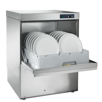 Посудомоечная машина ARISTARCO AE 50.32 подстольная, до 30 кассет/ч, встроенный дозатор ополаскивающих средств, кассет для тарелок - 2, для стаканов - 1, корзин для ложек - 1, вставка для блюдец - 1