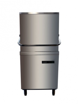 Посудомоечная машина GASTRORAG HDW-67 колпаковая, длительность рабочего цикла 0-99 сек, производительность до 60 кассет/ч, размеры кассеты 500х500 мм, встроенные дозаторы моющих и ополаскивающих средств, 1 кассета для тарелок в комплекте. 