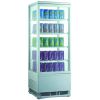 Холодильный шкаф витринного типа GASTRORAG RT-98W 0…+12оС, 96 л, панорамный, 1 распашная стеклянная дверца, подсветка, 4 полки-решетки, цвет белый