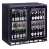 Холодильный шкаф витринного типа GASTRORAG SC250G.A +2…+8оС, 254 л, 2 распашные стеклянные дверцы с замками, подсветка, 2 полки-решетки, цвет черный
