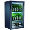 Холодильный шкаф витринного типа GASTRORAG BC98-MS 0…+10оС, 98 л, 1 распашная стеклянная дверца, подсветка, 2 полки-решетки, цвет черный