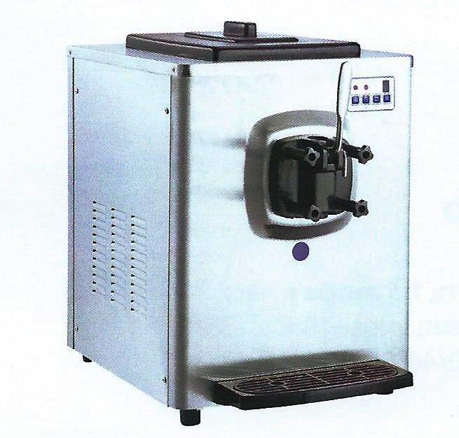 Фризер мягкого мороженого GASTRORAG SCM208BJSR-AP настольный, 2 резервуара емкостью 5,8 л с системой предв.охлаждения, 2 морозильных цилиндра с пластмассовыми мешалками, воздушный насос, производительность 20-25 л/ч, 2 вида мороженого + косичка